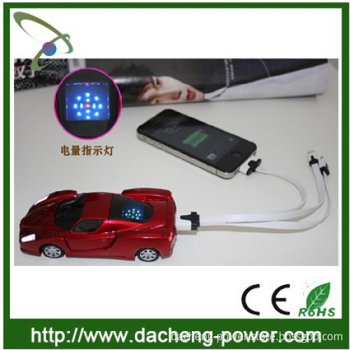 For Ferrari car design mobile phone gift 8 colors power bank 8000mah